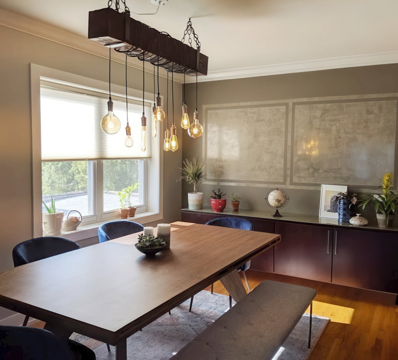 Beam Wrap Dining Chandelier