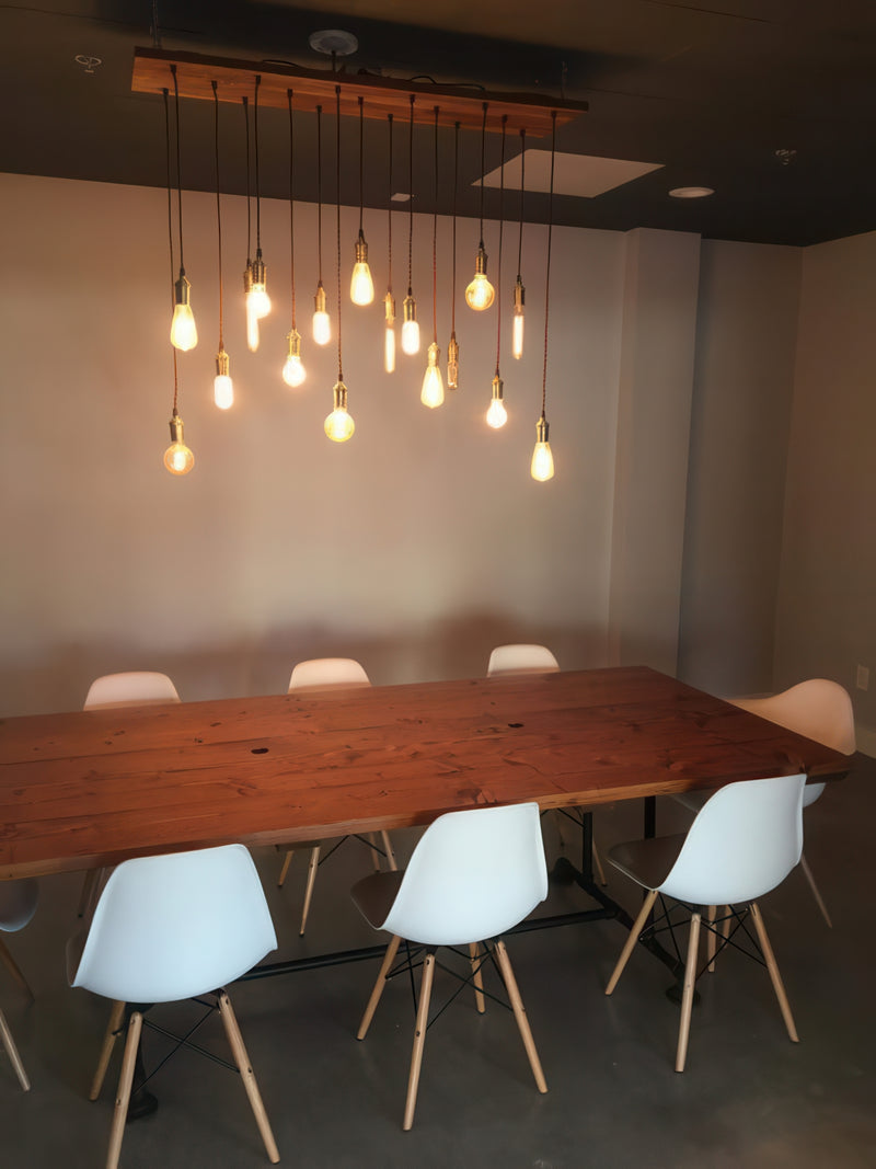 Reclaimed Wood Chandelier