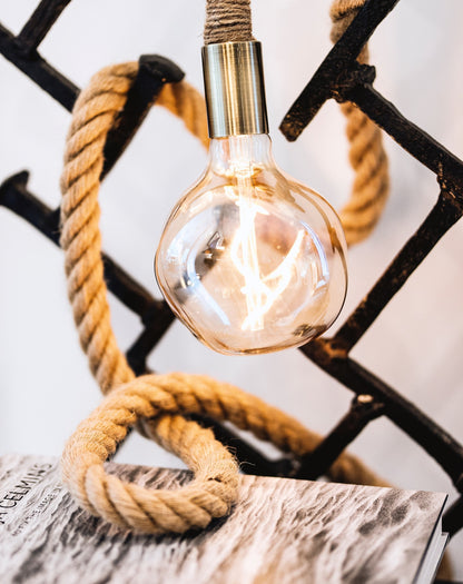Bulb: LED Amber Uneven 5" Globe