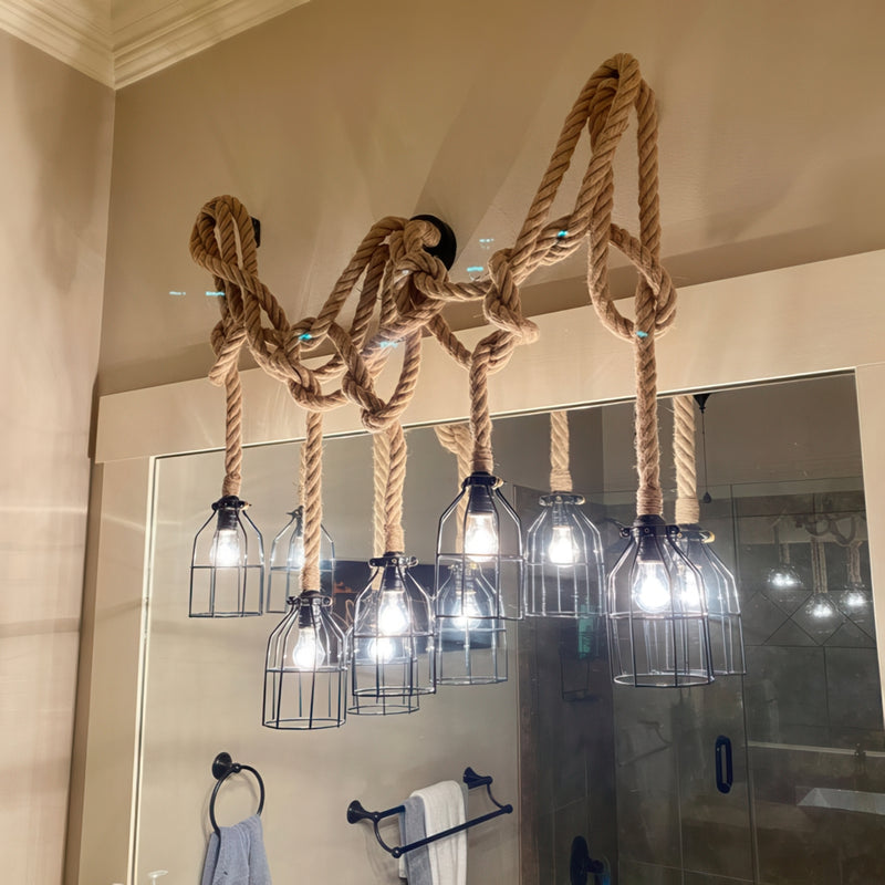 Vanity Rope Sconce