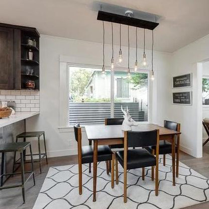 Wood Chandelier - 35" x 9": Design Your Own