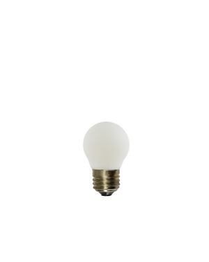 Bulb: LED - Porcelain Matte White 2" Globe