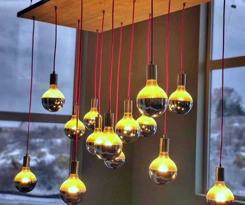 Wood Chandelier - 47" x 24": Design Your Own
