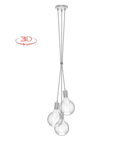 Cluster Chandelier - Grape: Design Your Own 3 Pendant