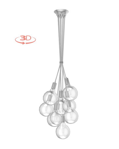 Cluster Chandelier - Grape: Design Your Own 9 Pendant