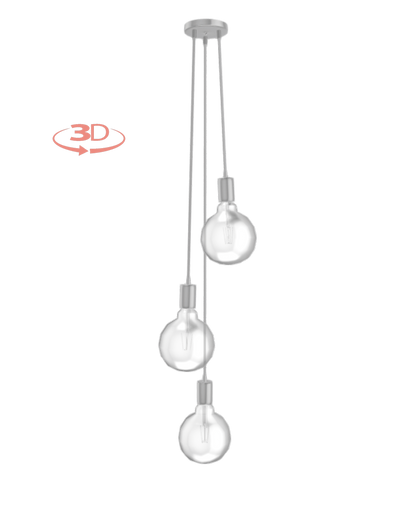 Cluster Chandelier - Staggered: Design Your Own 3 Pendant