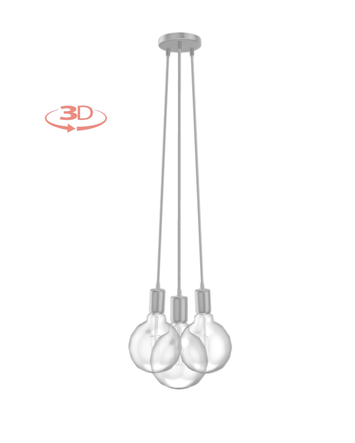 Cluster Chandelier - Even: Design Your Own 3 Pendant