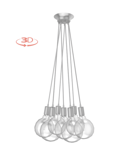 Cluster Chandelier - Even: Design Your Own 7 Pendant
