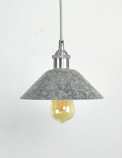 Grey Cone Felt Shade