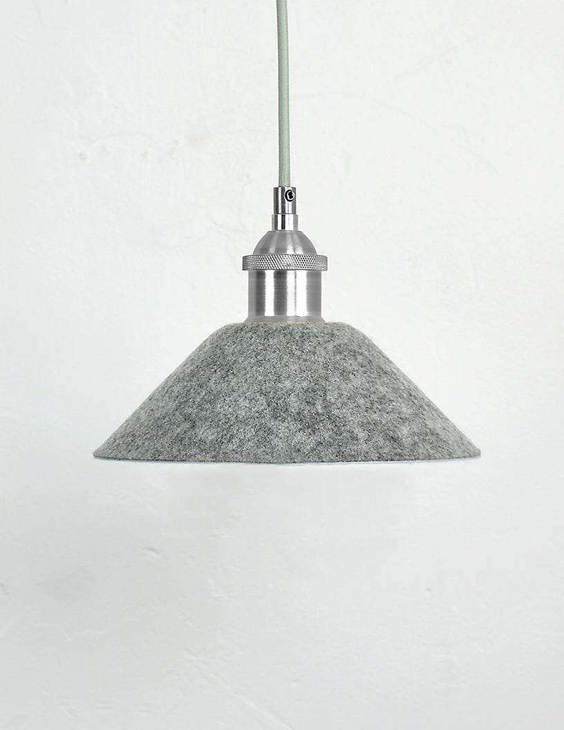 Grey Cone Felt Shade