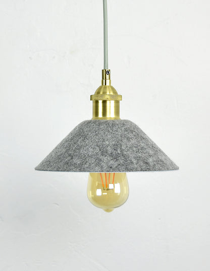 Grey Cone Felt Shade