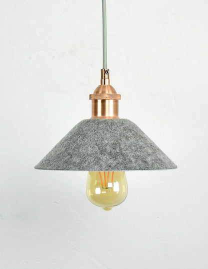 Grey Cone Felt Shade