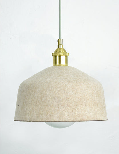 Khaki 10" Dome Felt Shade