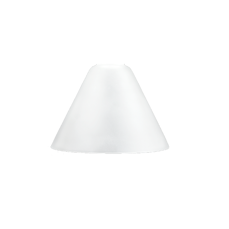Frosted Glass Cone Shade – Hangout Lighting