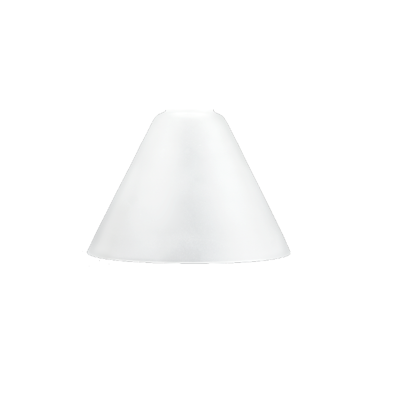 Frosted Glass Cone Shade