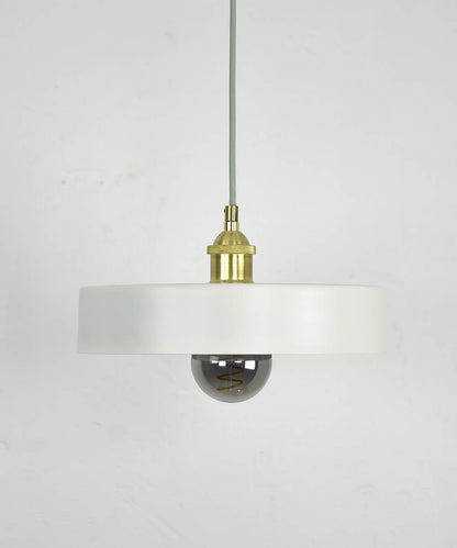 White 12" Drum Shade