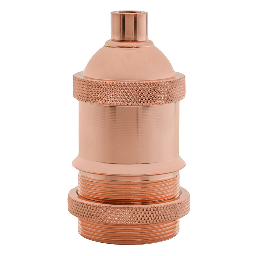 Threaded Light Socket Grainger Copper Socket for Pendant Lights with Shades – Hangout Lighting
