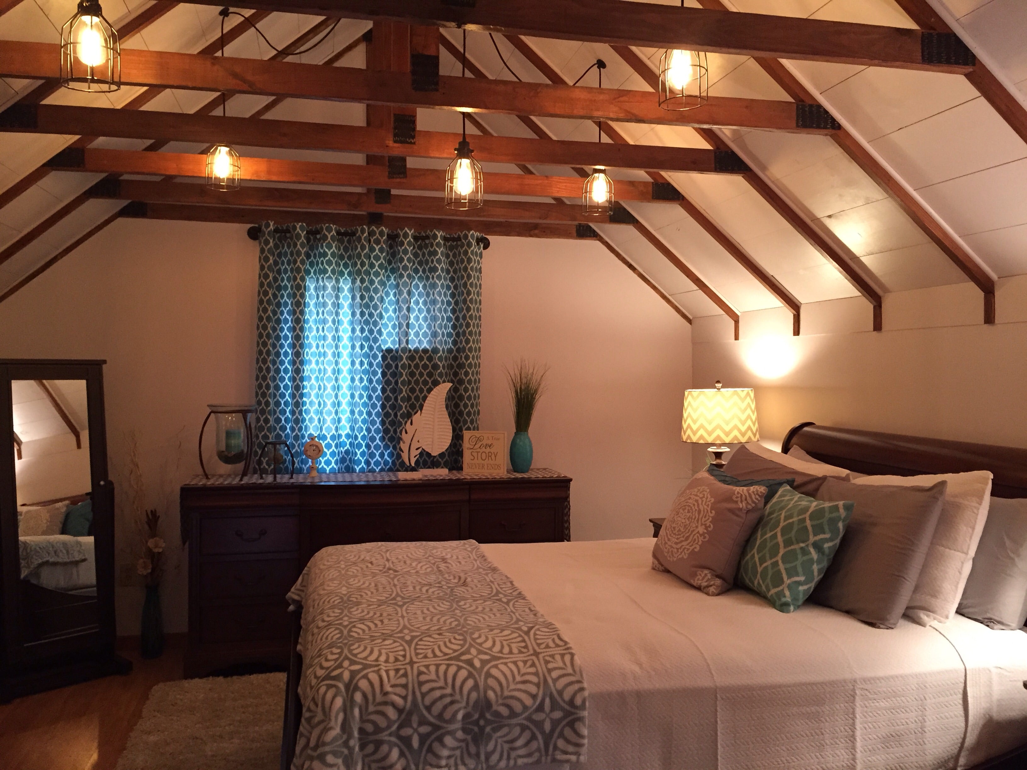rustic bedroom swag chandelier