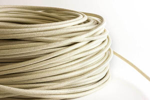 Beige Fabric Cord by the Foot Hangout Lighting 