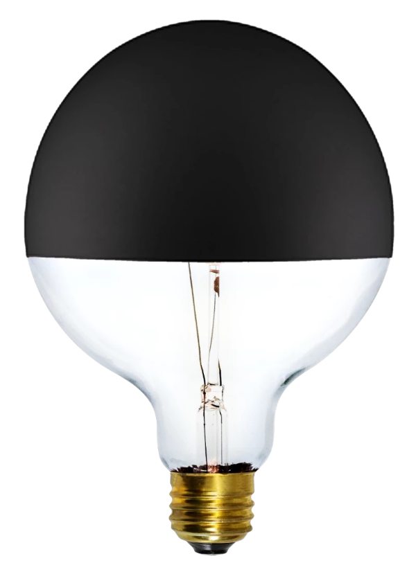 Bulb: LED Black Dipped 5" Globe
