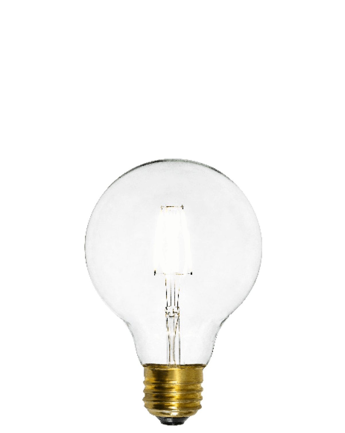 Bulb: LED - Clear 3" Globe Hangout Lighting 