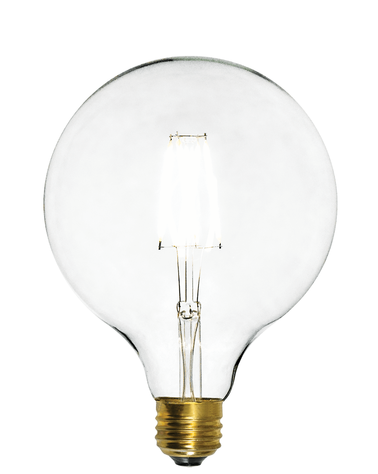 Bulb: LED - Clear 5" Globe Hangout Lighting 