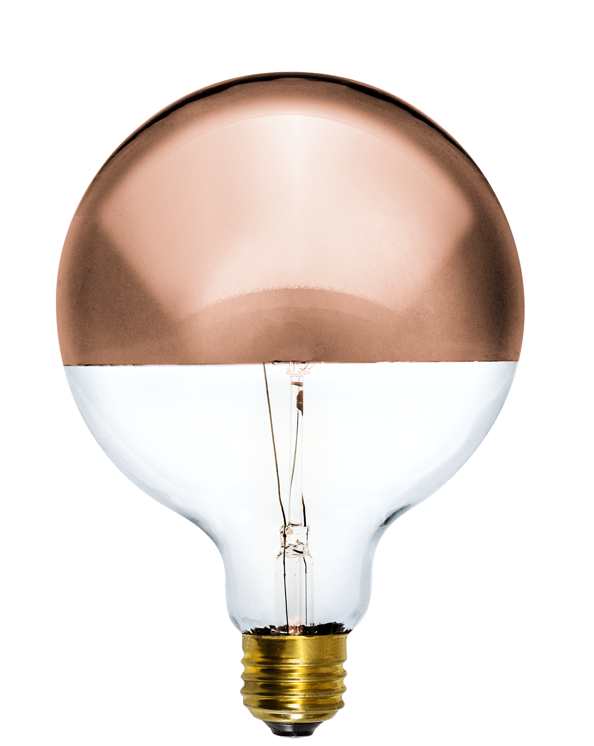 Bulb: LED Copper Dipped 5" Globe Hangout Lighting 