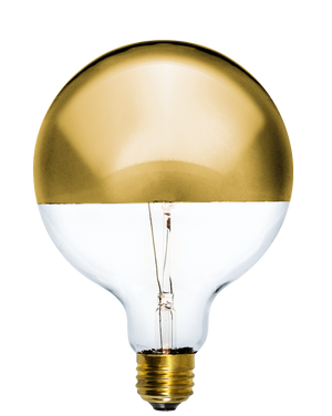 Bulb: LED Gold Dipped 5" Globe Hangout Lighting 