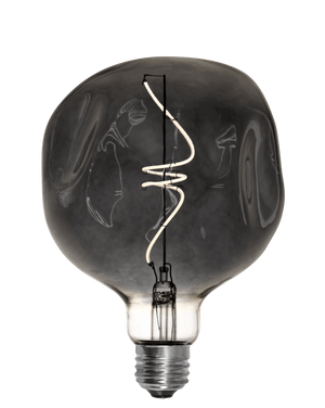 Bulb: LED Smoke Uneven 5" Globe Hangout Lighting 
