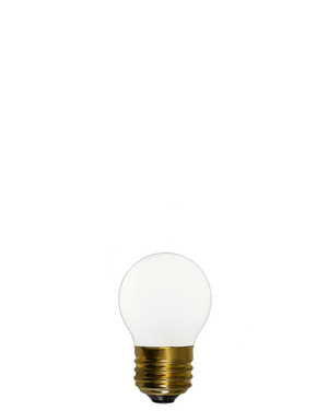Bulb: LED White 2" Globe Hangout Lighting 