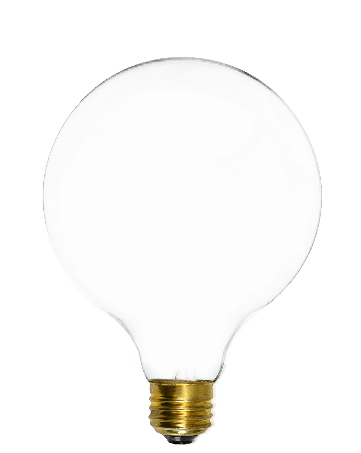 Bulb: LED - White 5" Globe Hangout Lighting 