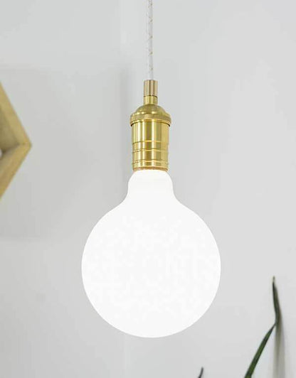 Bulb: LED - White 5" Globe Hangout Lighting 