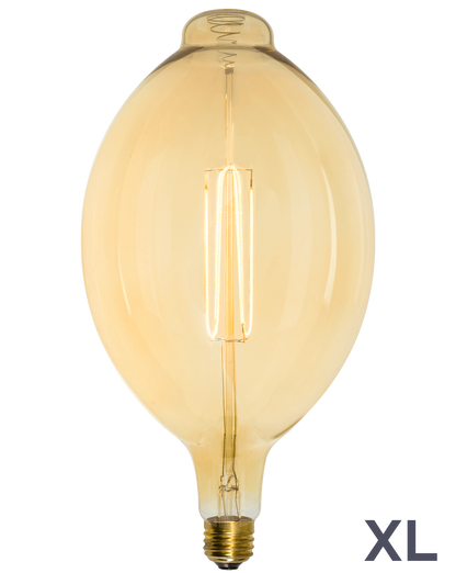 Bulb: LED XL Amber 14" Globe Hangout Lighting 