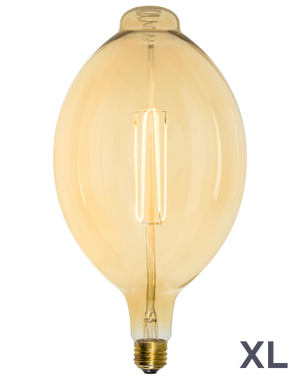 Bulb: LED XL Amber 14" Globe Hangout Lighting 