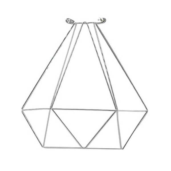 Chrome Diamond Cage Hangout Lighting 