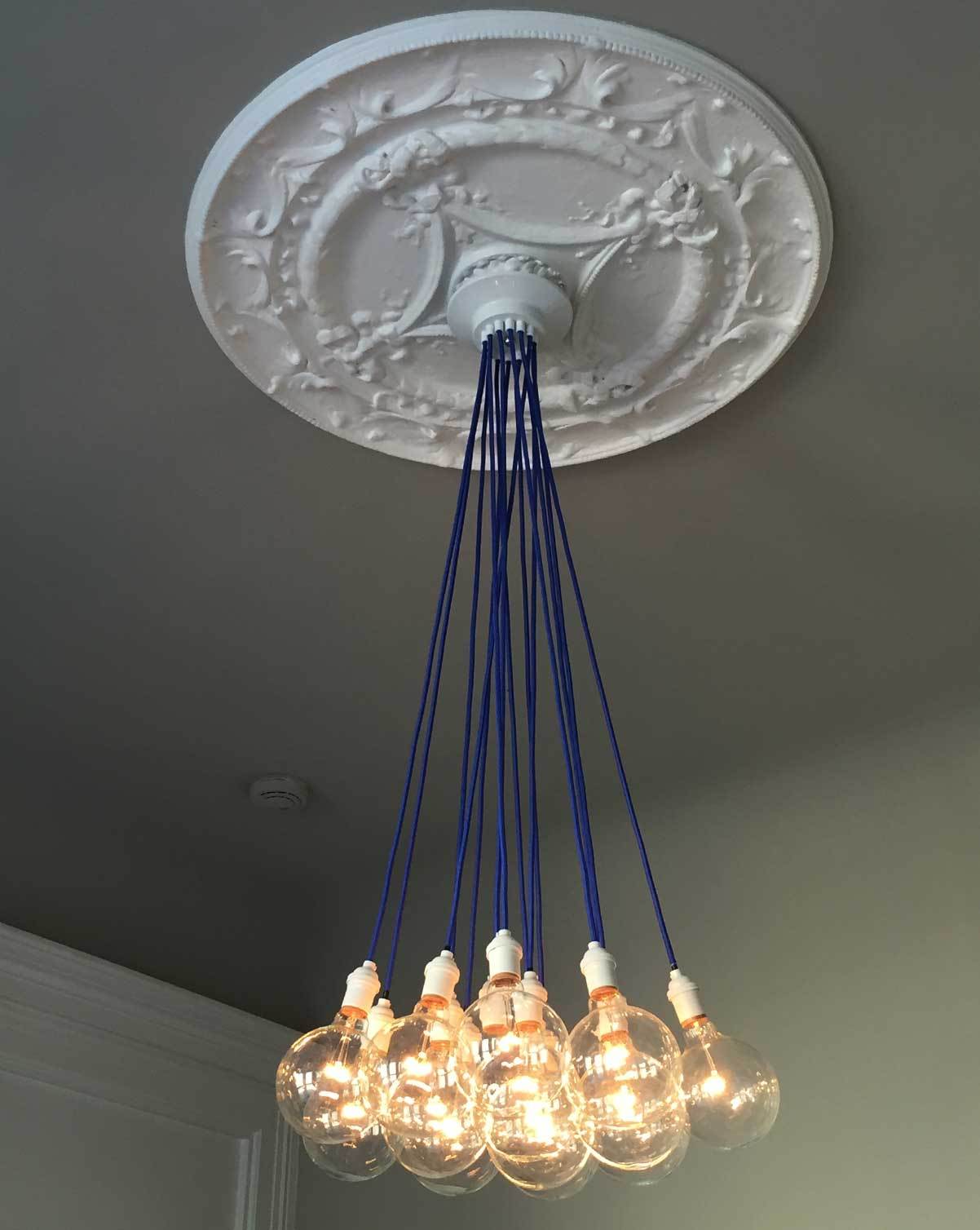 Cluster Chandelier - Even: Design Your Own 14 Pendant Hangout Lighting 