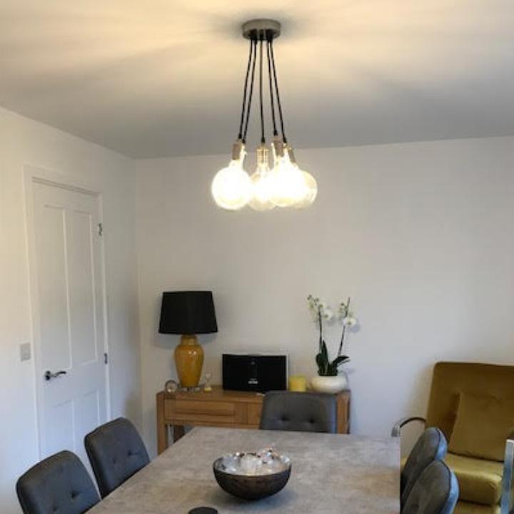 Cluster Chandelier - Even: Design Your Own 5 Pendant Hangout Lighting 