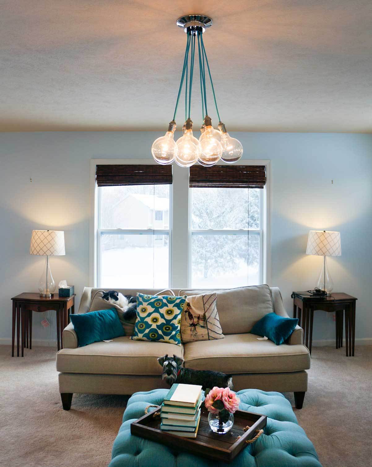 Cluster Chandelier - Even: Design Your Own 9 Pendant Hangout Lighting 