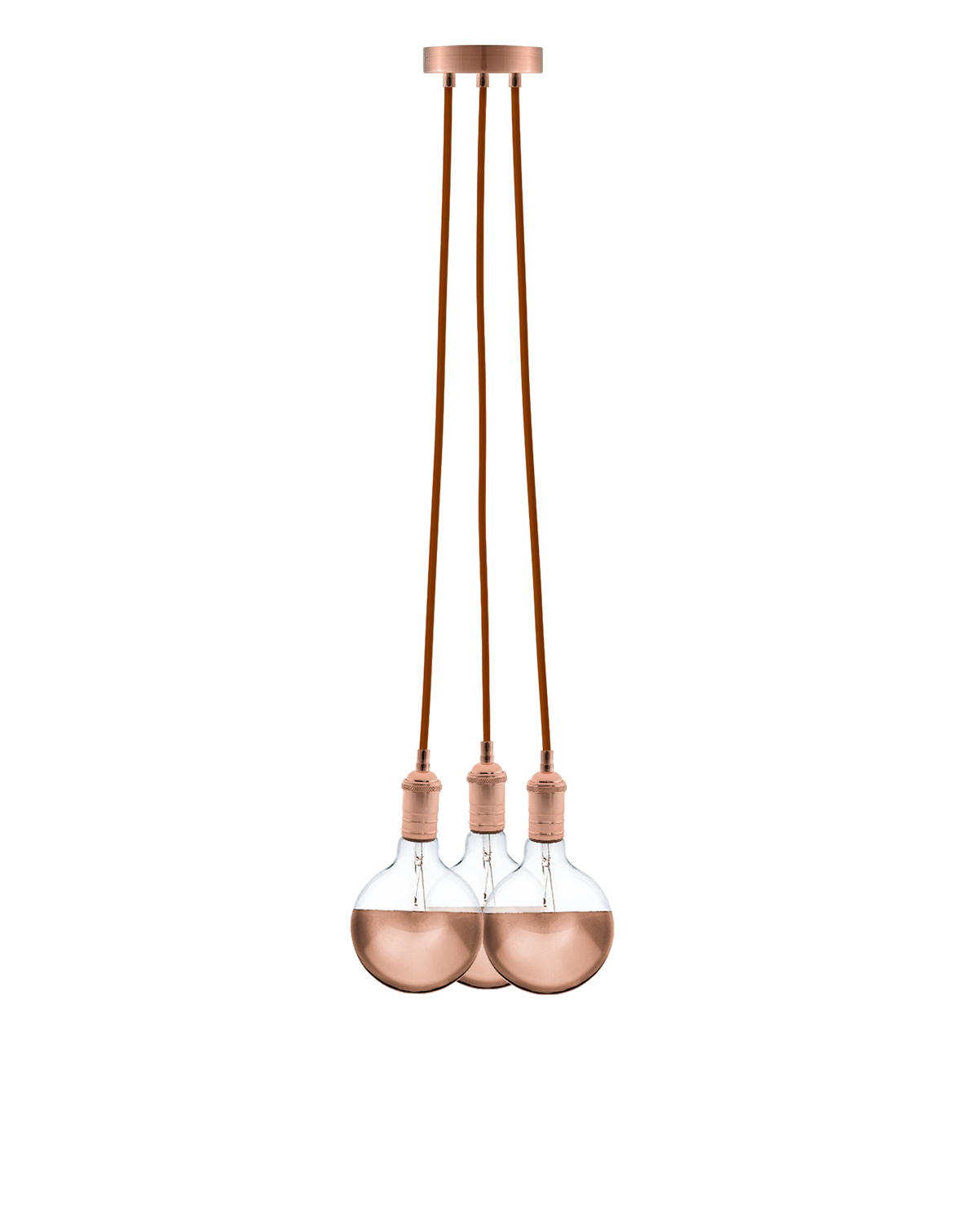 Cluster Chandelier - Even: Rust and Copper Hangout Lighting 3 Even
