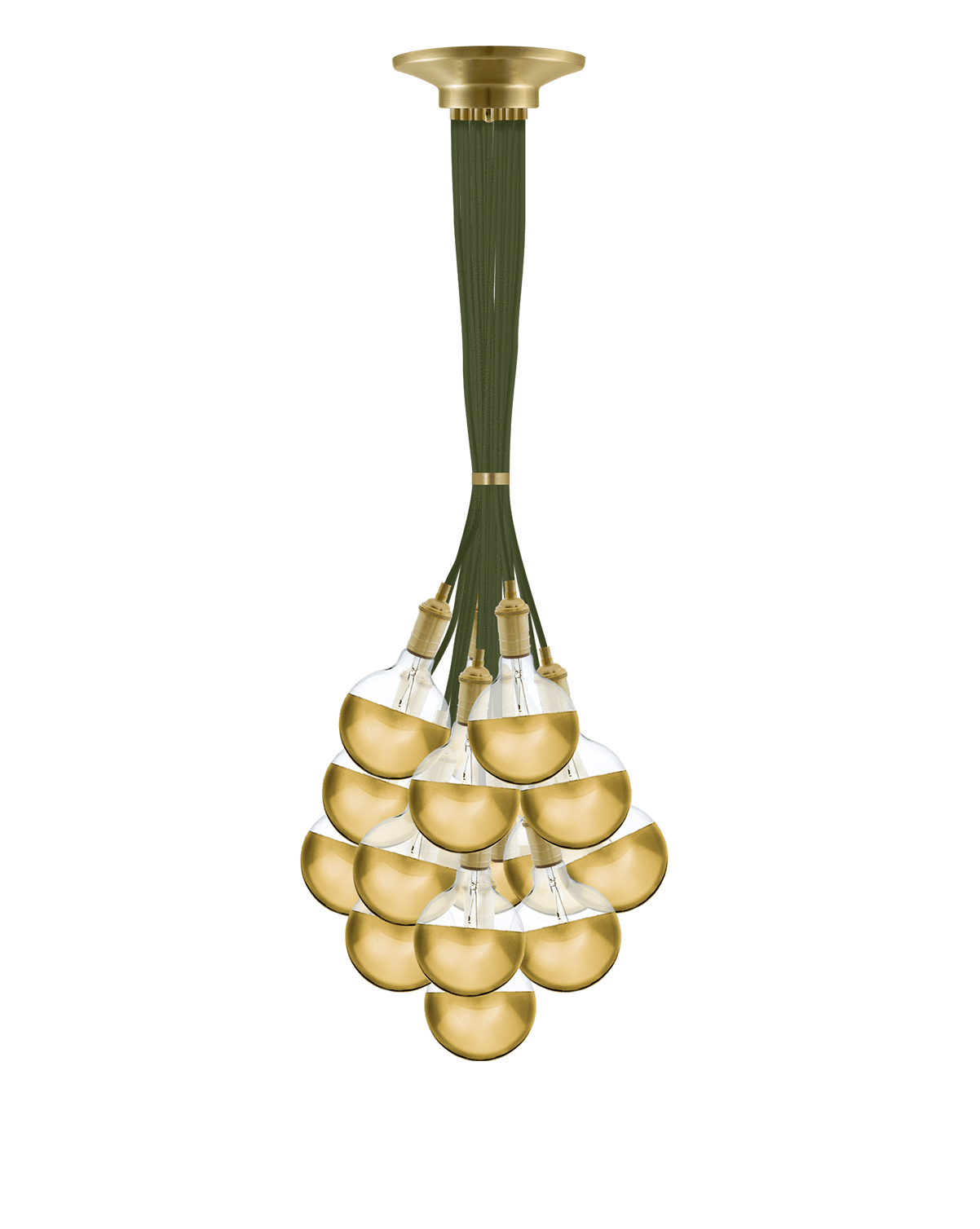 Cluster Chandelier - Grape: Design Your Own 19 Pendant Hangout Lighting 