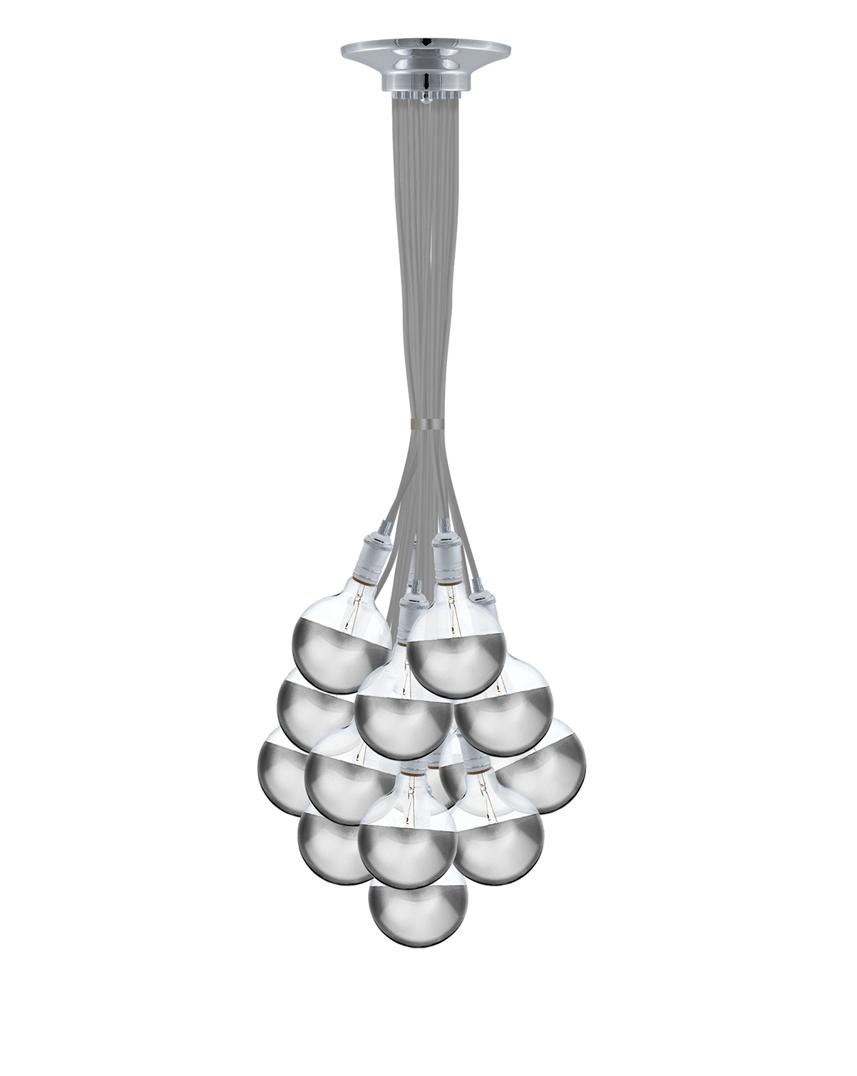 Cluster Chandelier - Grape: Design Your Own 19 Pendant Hangout Lighting 