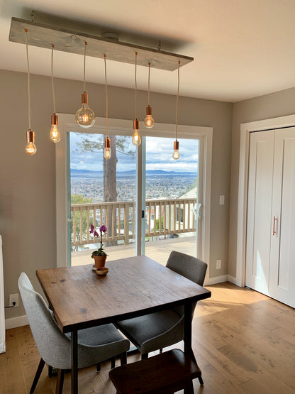 Wood Chandelier - 47" x 12": Design Your Own