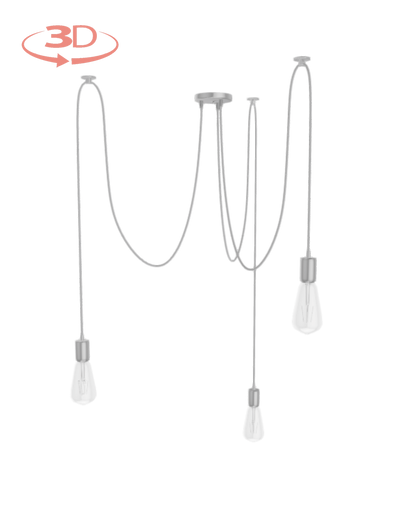 3 pendant light custom swag chandelier design your own 3d