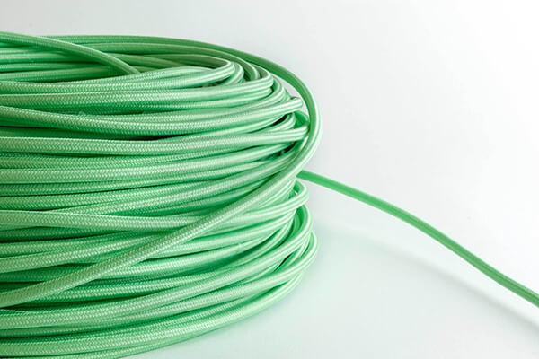 Mint Fabric Cord by the Foot Hangout Lighting 