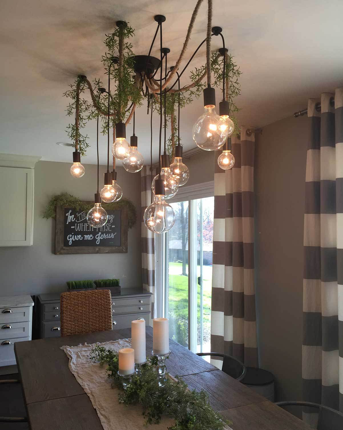 14 pendant swag chandelier with vines