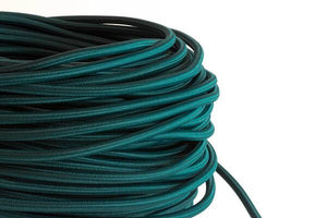 Teal Fabric Cord by the Foot Hangout Lighting 