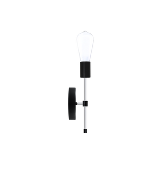 Torch Wall Sconce: Black and White Hangout Lighting 