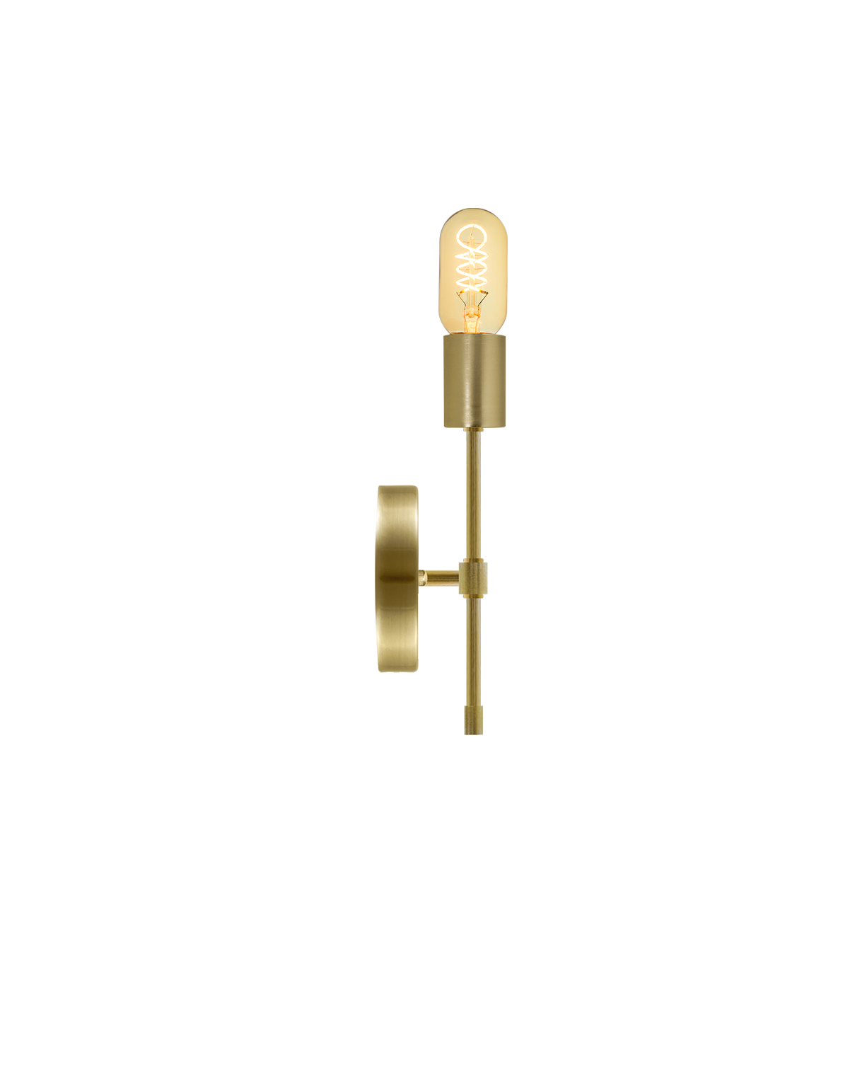 Torch Wall Sconce: Brass Hangout Lighting 