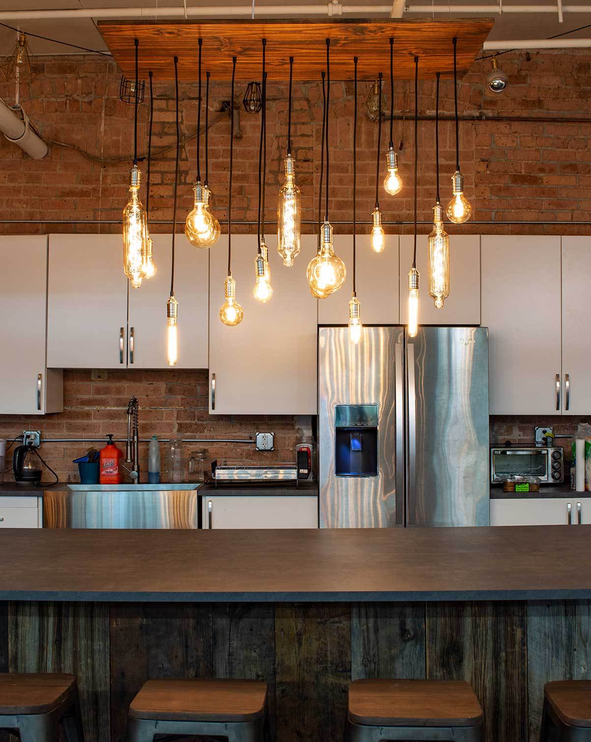 Wood Chandelier - 47" x 24": Design Your Own Hangout Lighting 